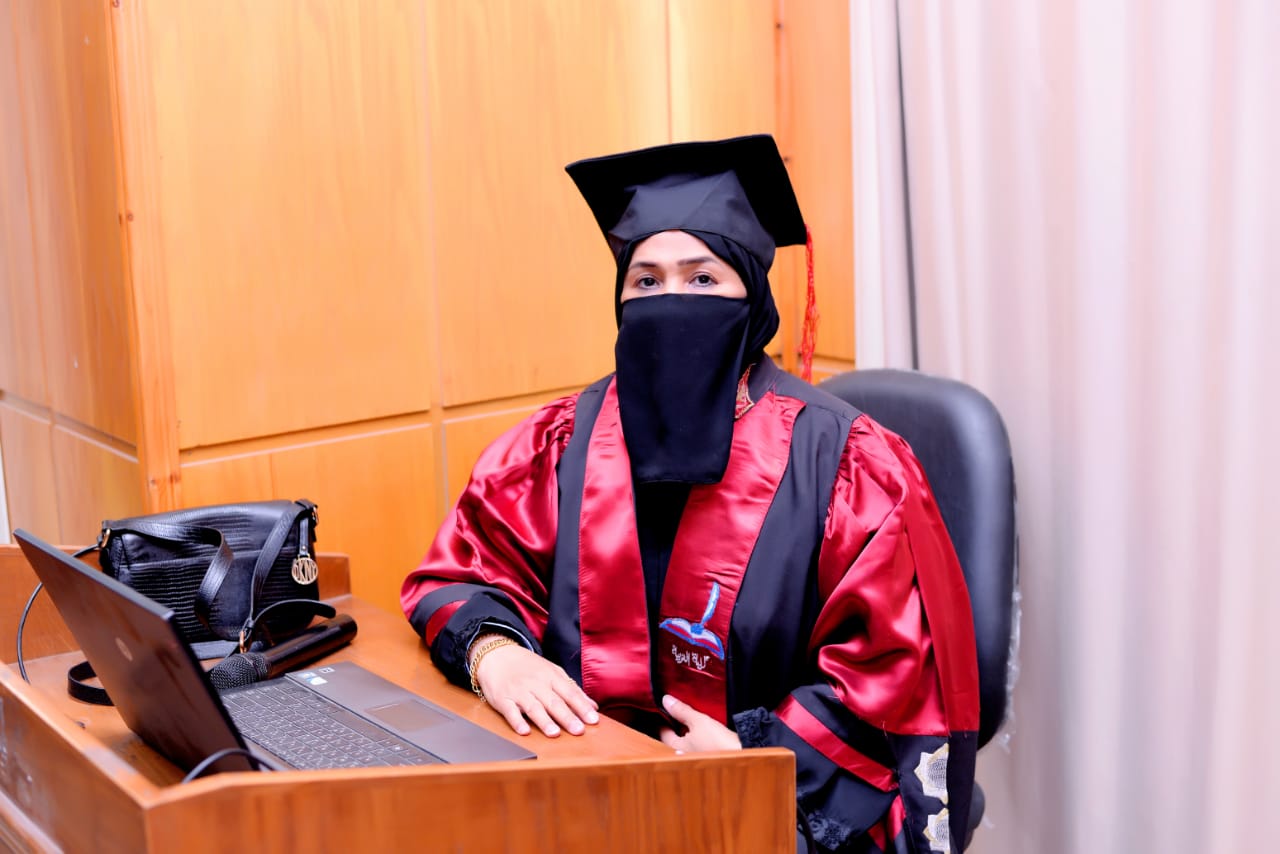 مناقشة رسالة ماجستير للباحثة هيا محمد متعب الرشيدي